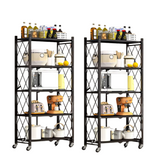 Llévate 2 y Pagá 1 - Estantería Inoxidable Con Pisos Multifuncional Plegable