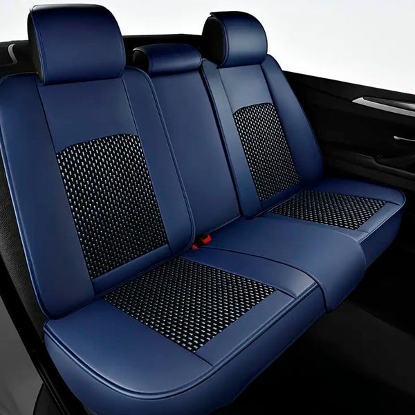 Funda Completa para Asientos de Auto en Cuero Legítimo + Juego de Alfombras Completo